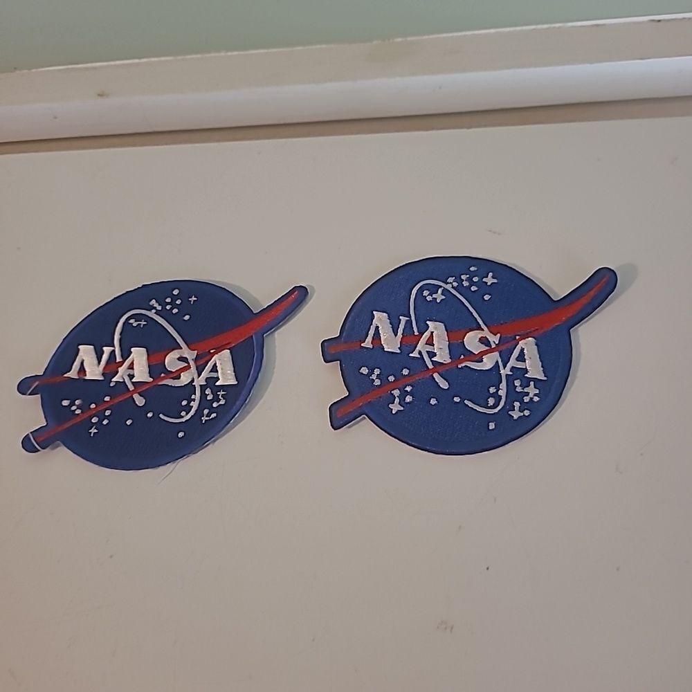 Set of Two NASA Patches